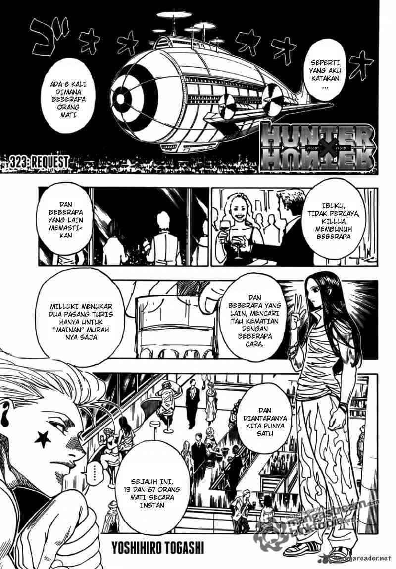 Komik Hunter x Hunter Chapter 323 gambar 1