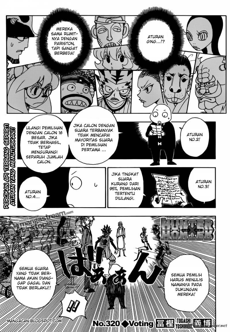 Komik Hunter x Hunter Chapter 320 gambar 1