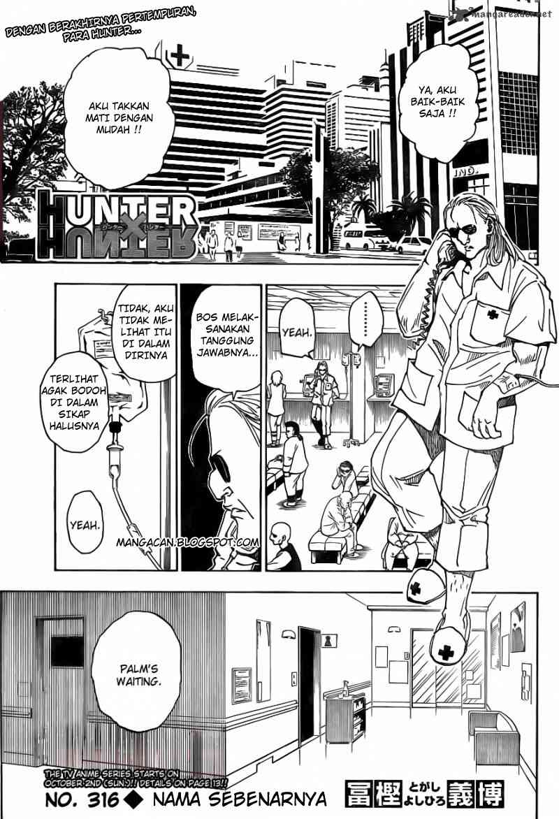 Komik Hunter x Hunter Chapter 316 gambar 1