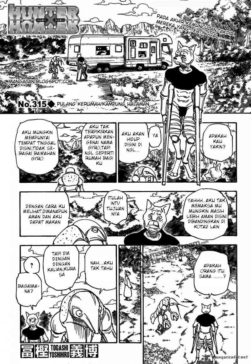 Komik Hunter x Hunter Chapter 315 gambar 1