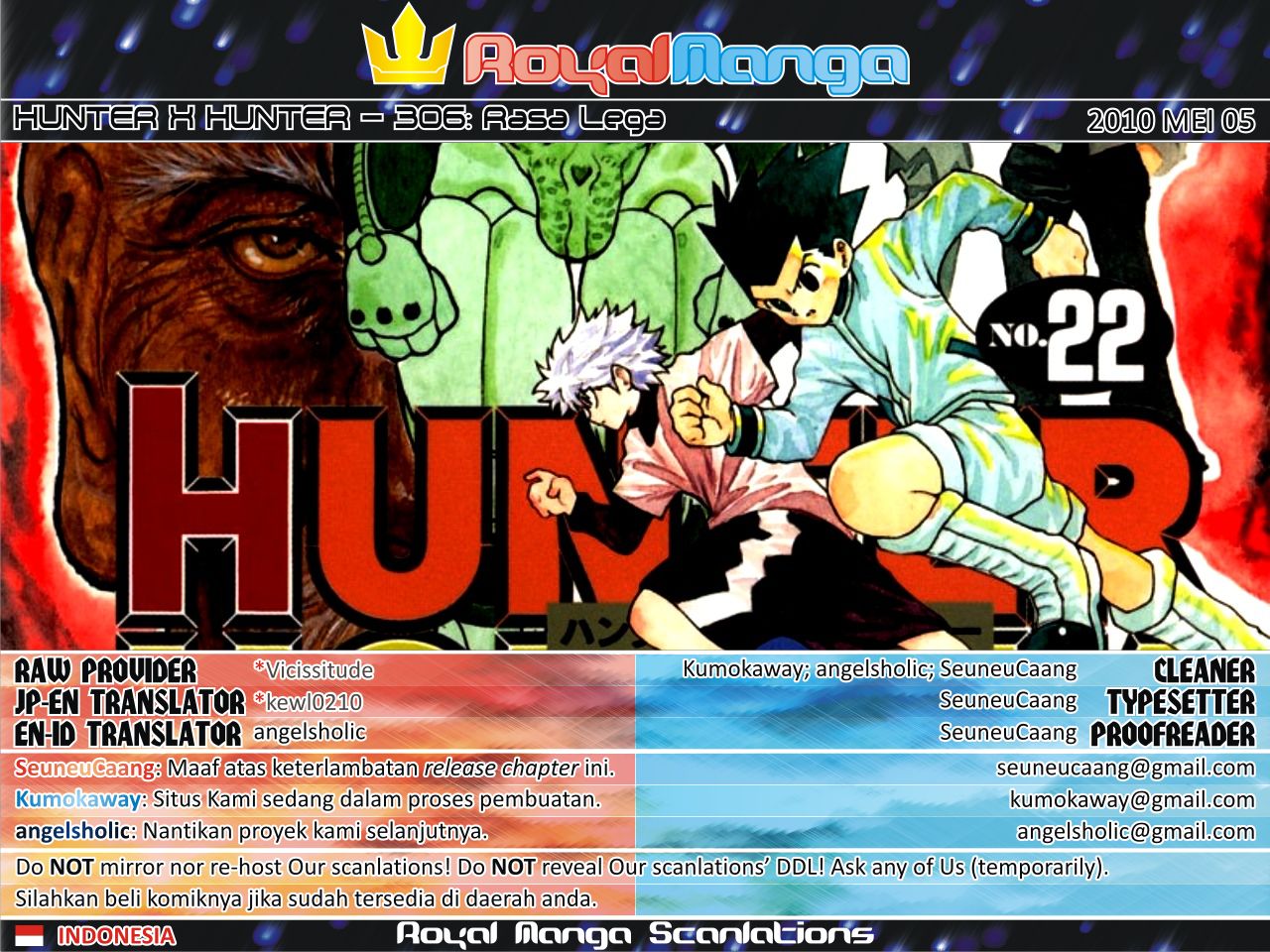 Komik Hunter x Hunter Chapter 306 gambar 1