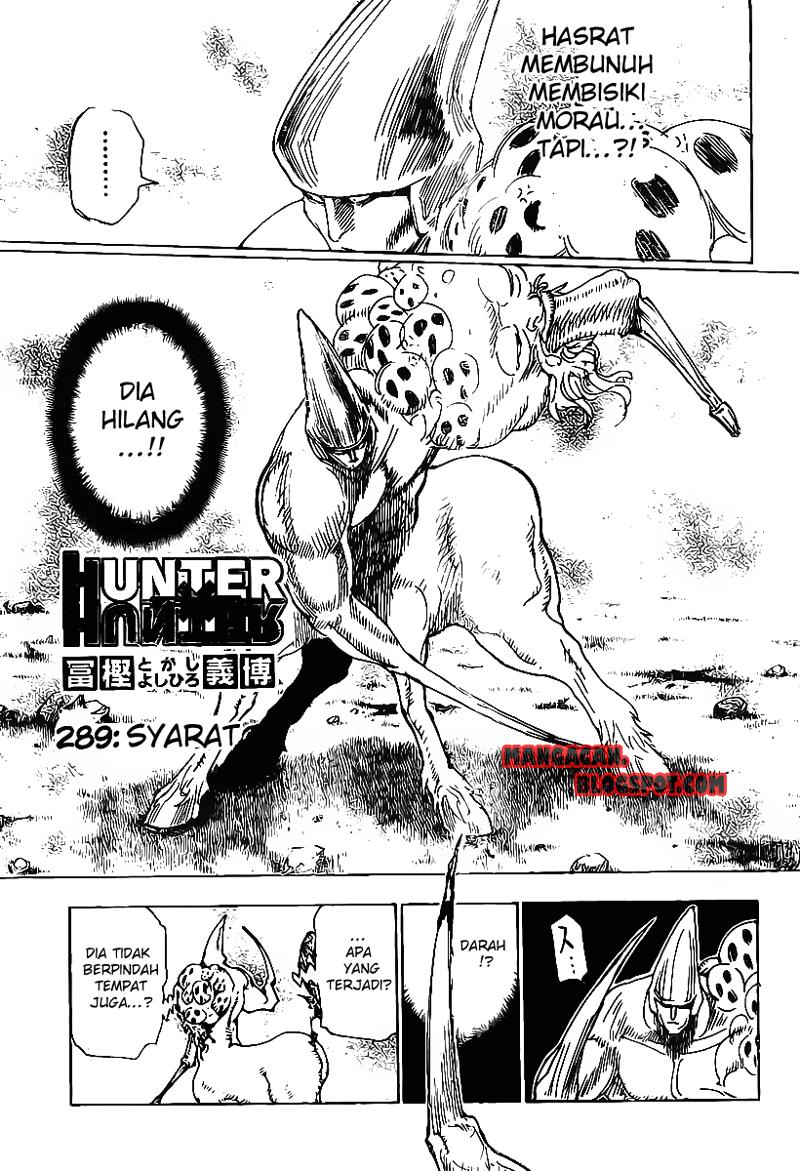 Komik Hunter x Hunter Chapter 289 gambar 1