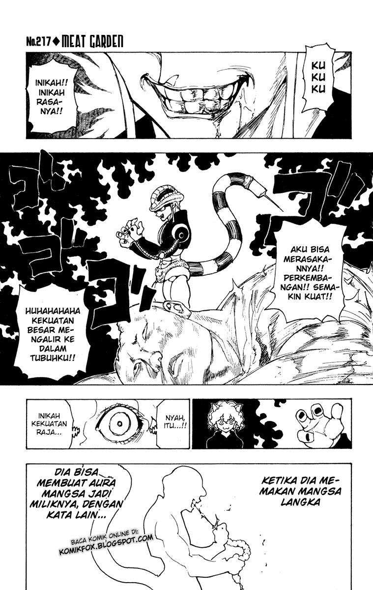 Komik Hunter x Hunter Chapter 217 gambar 1
