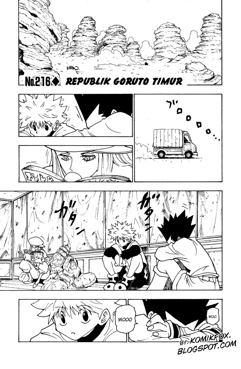 Komik Hunter x Hunter Chapter 216 gambar 1