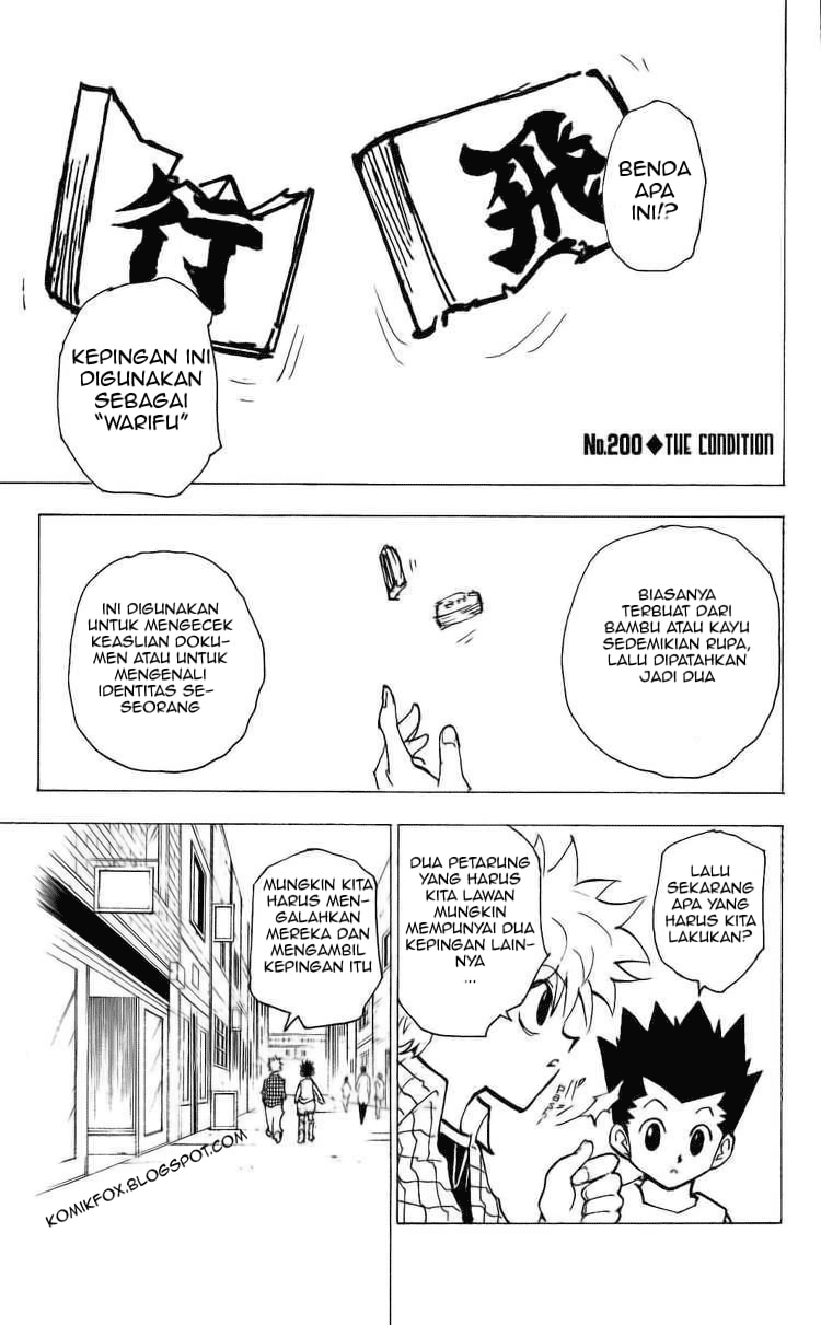 Komik Hunter x Hunter Chapter 200 gambar 1