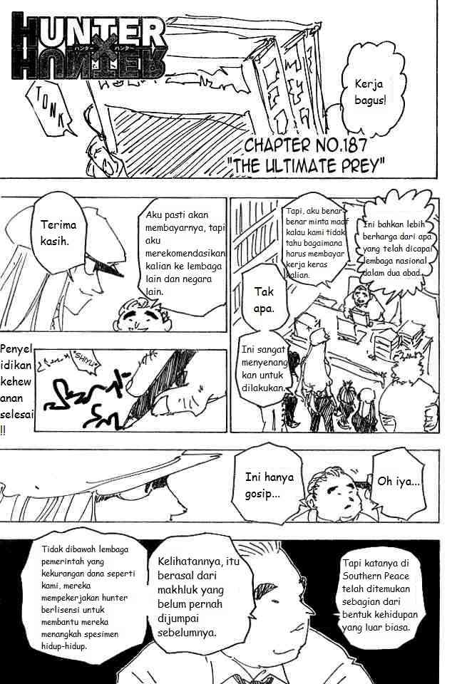 Komik Hunter x Hunter Chapter 187 gambar 1