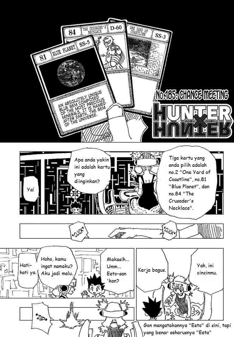 Komik Hunter x Hunter Chapter 185 gambar 1
