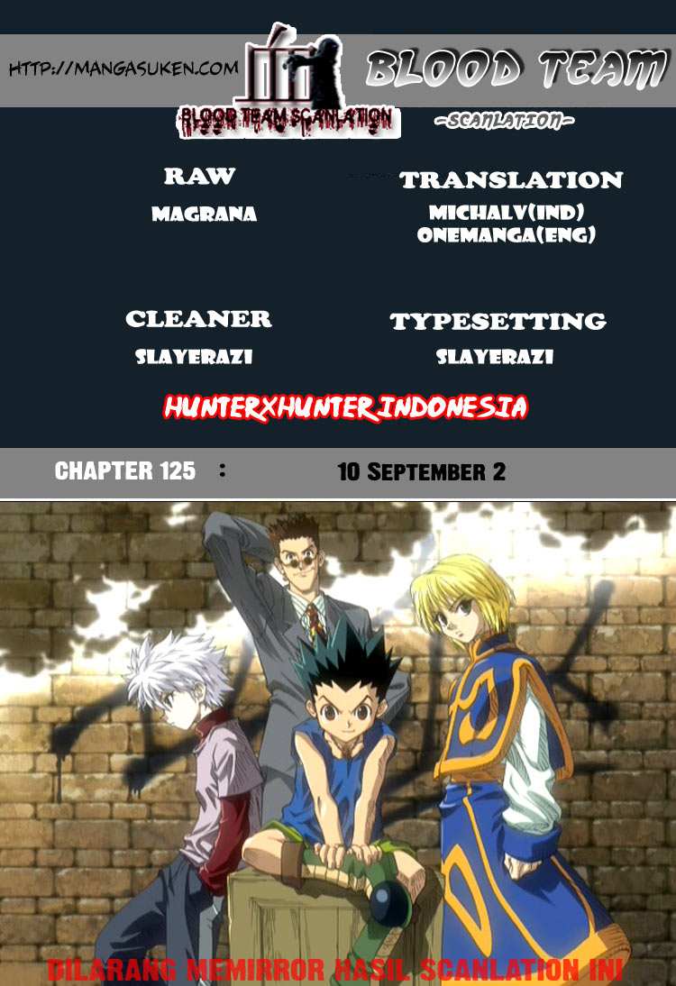 Komik Hunter x Hunter Chapter 125 gambar 1