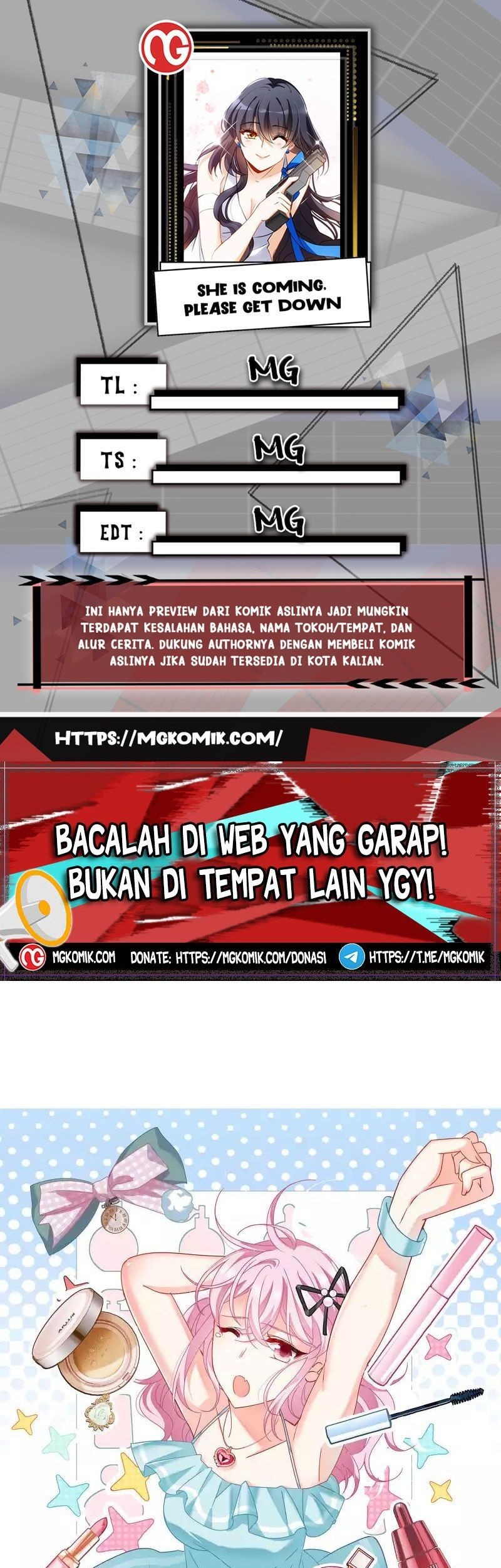 Komik She Is Coming, Please Get Down! Chapter 91.1 gambar 1