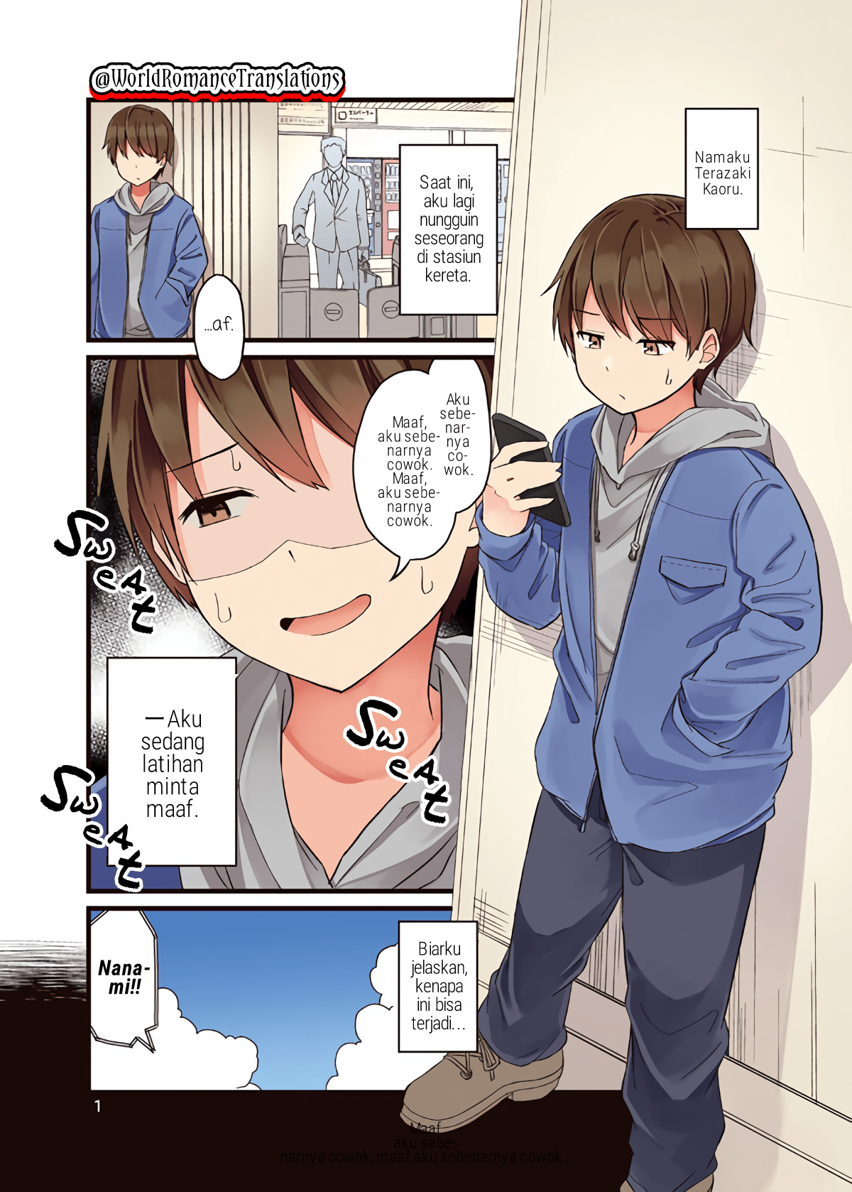 Manga Genjitsu mo Tamani wa Uso wo Tsuku Chapter 1 gambar 2
