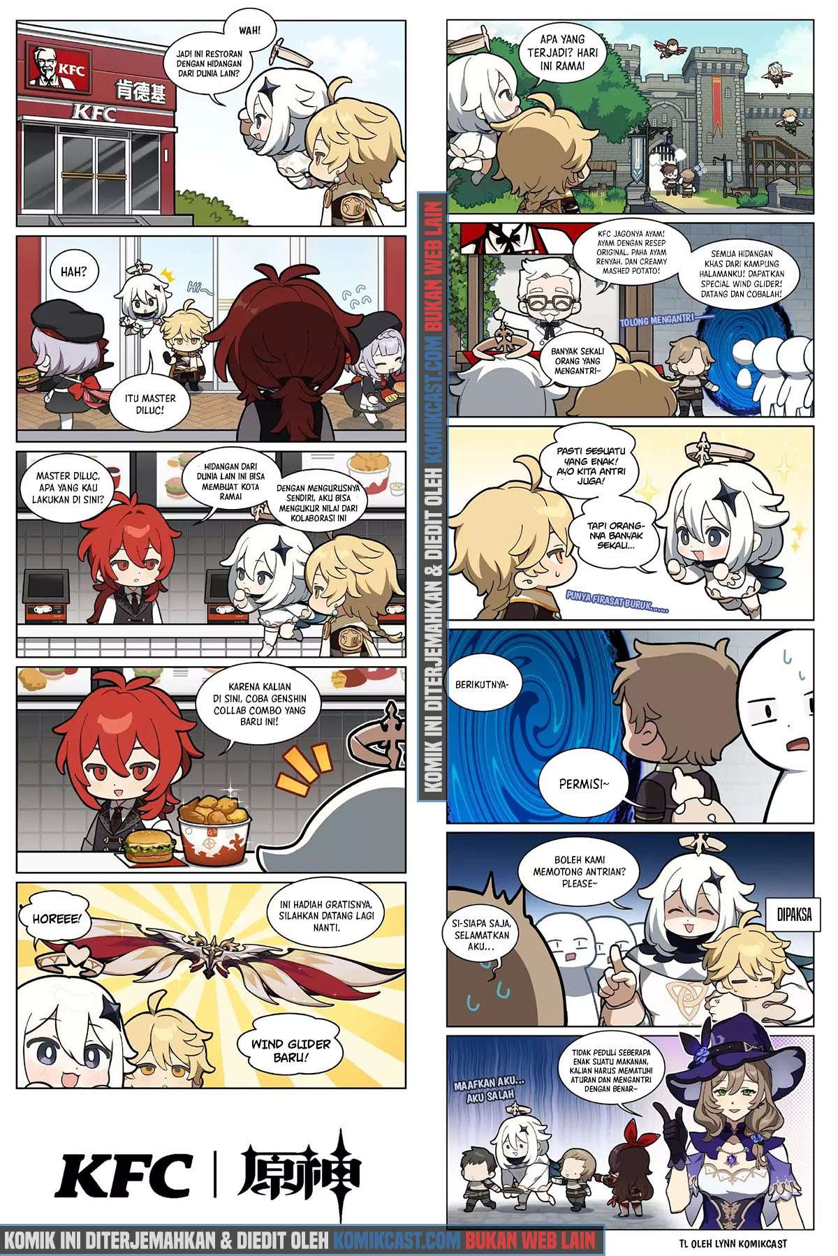 Komik Genshin Impact 4-koma Chapter 16.5 gambar 1
