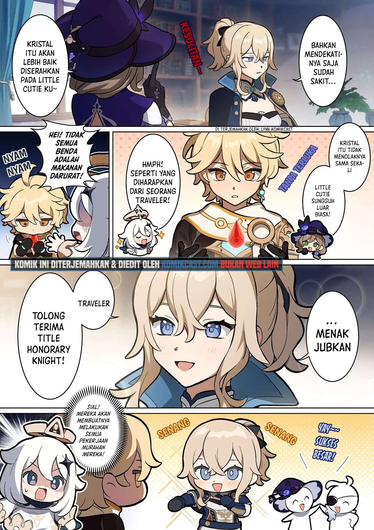 Komik Genshin Impact 4-koma Chapter 16 gambar 1