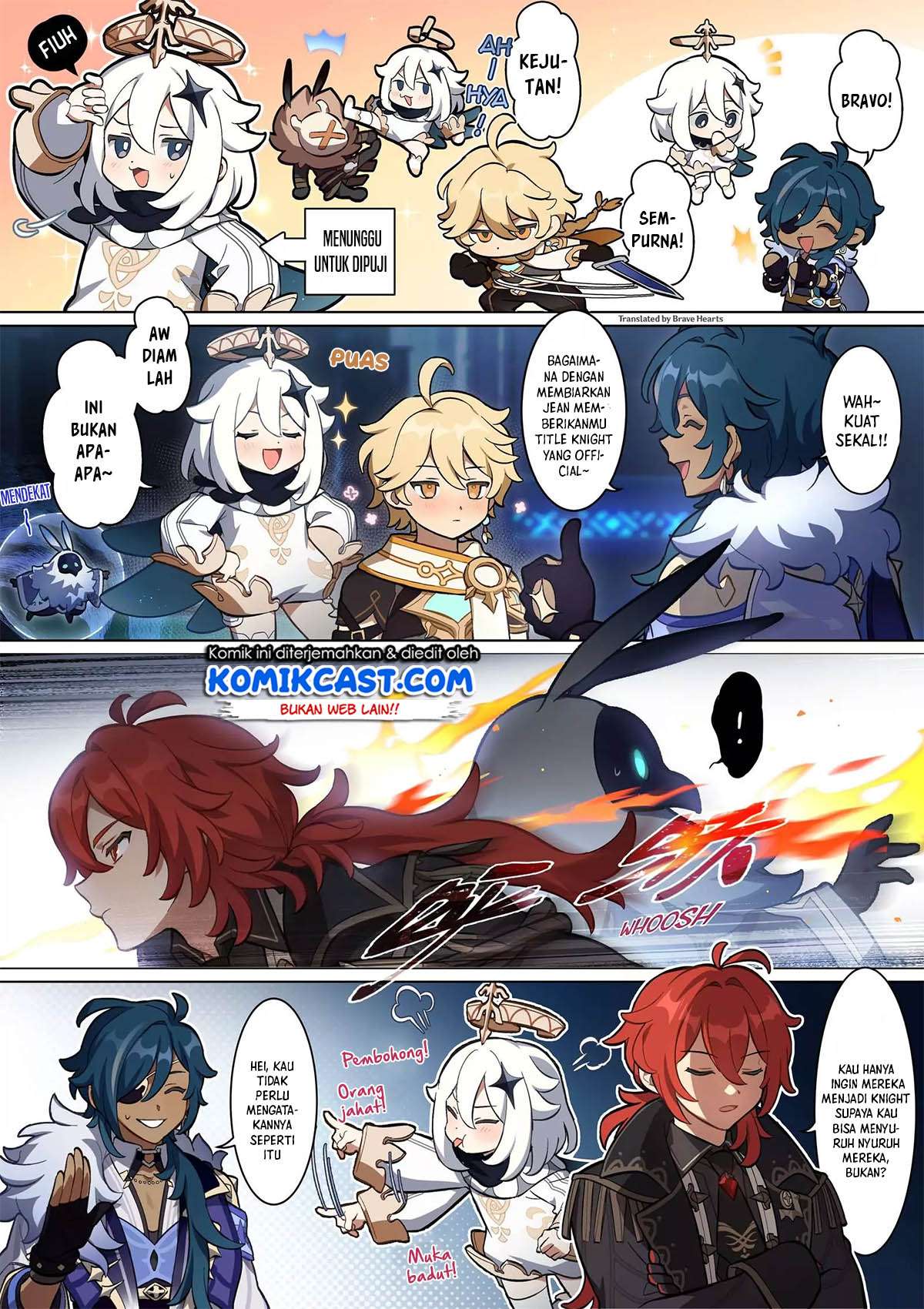 Komik Genshin Impact 4-koma Chapter 14 gambar 1