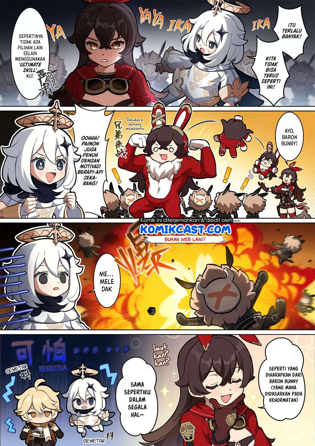 Komik Genshin Impact 4-koma Chapter 13 gambar 1