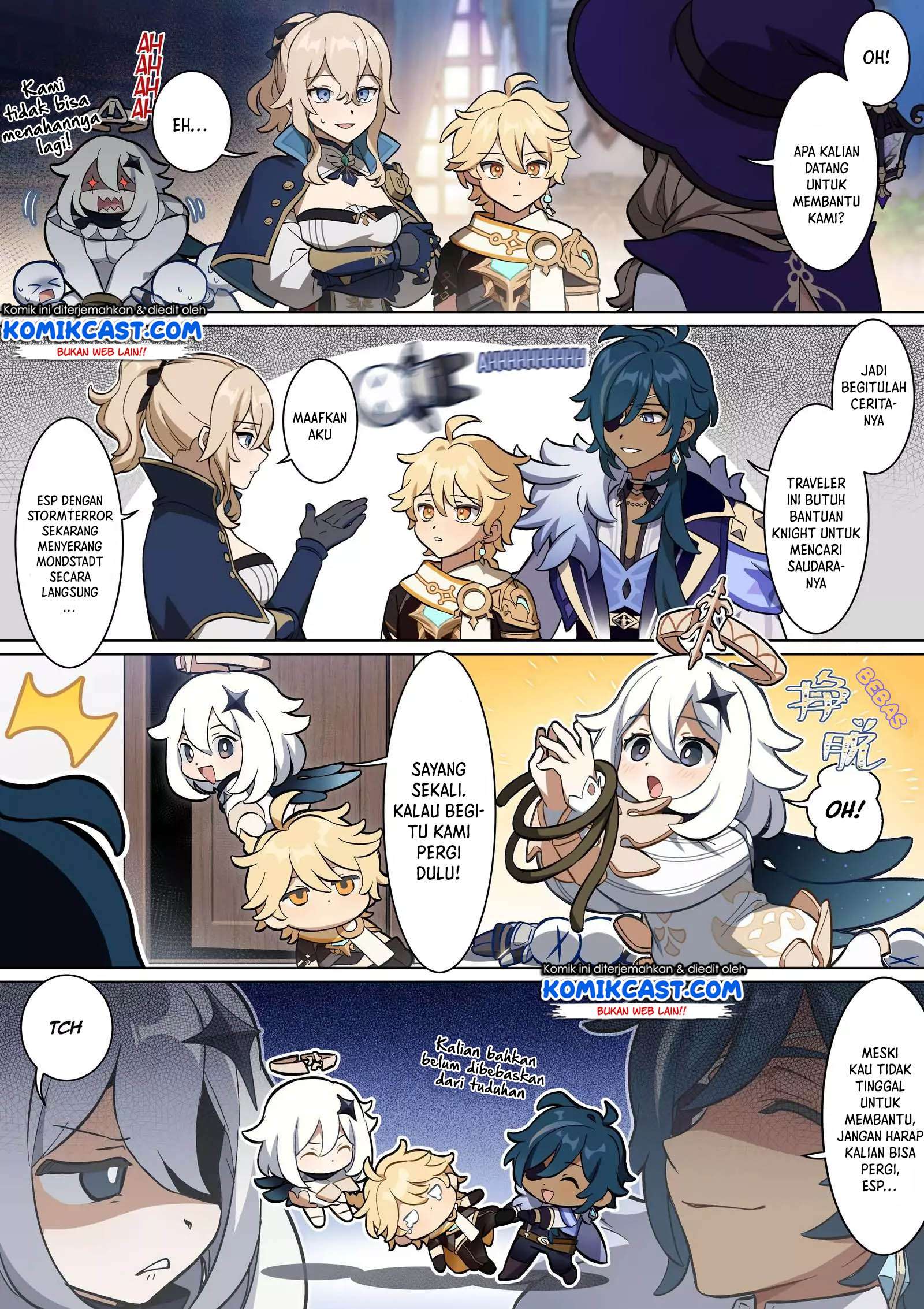 Komik Genshin Impact 4-koma Chapter 11 gambar 1