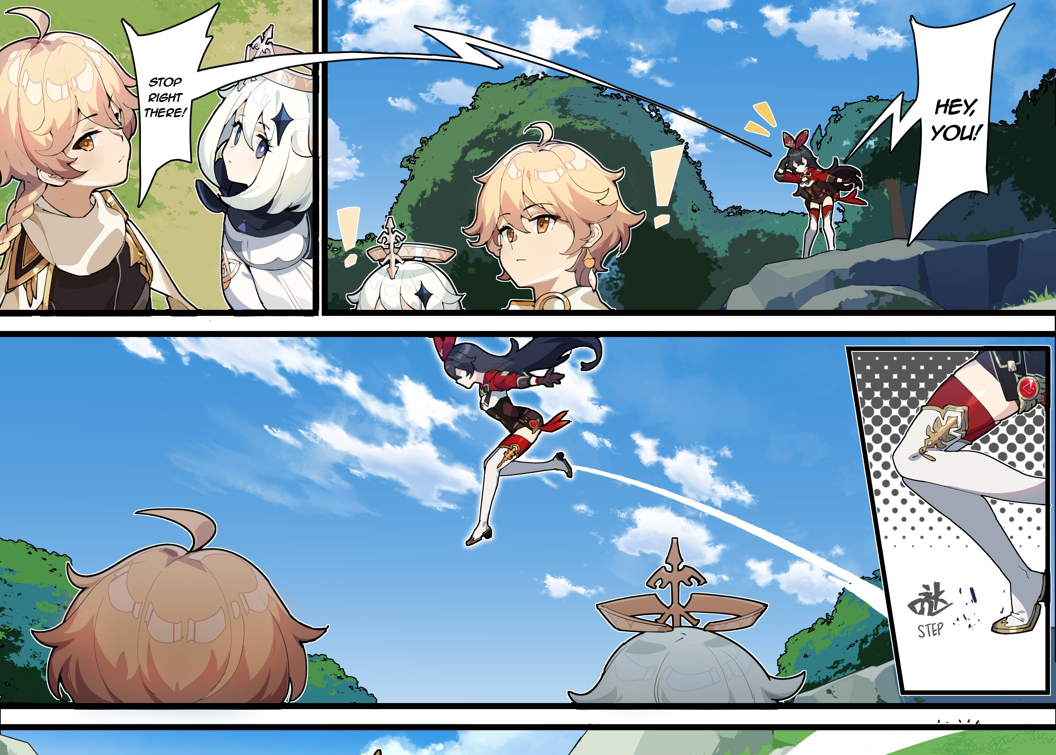 Genshin Impact 4-koma Chapter 5 - Halaman 2