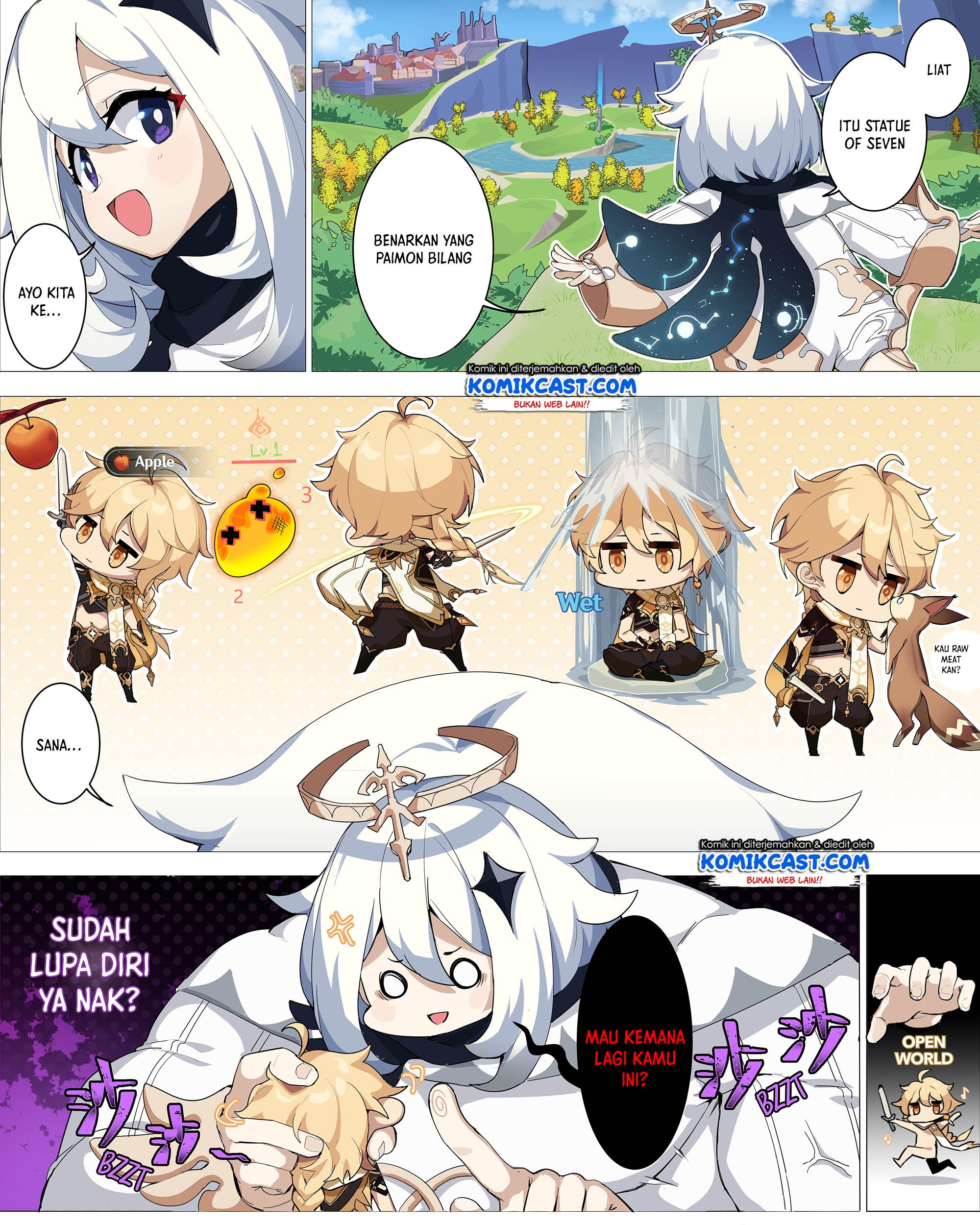 Komik Genshin Impact 4-koma Chapter 2 gambar 1