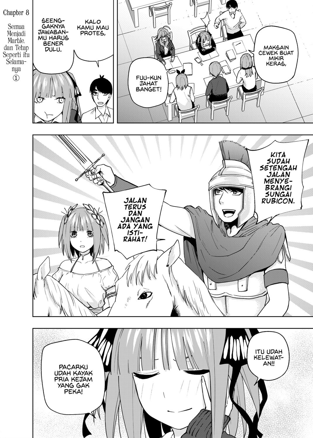 Komik Gotoubun no Hanayome β Chapter 8 gambar 1