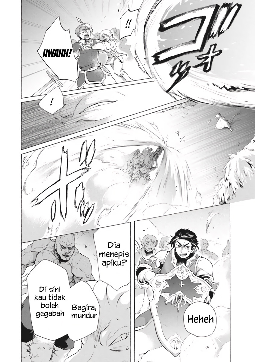 “Kukuku… He is the weakest of the Four Heavenly Monarchs.” I was dismissed from my job but somehow I became the master of a hero and a holy maiden. Chapter 08.2 - Halaman 14
