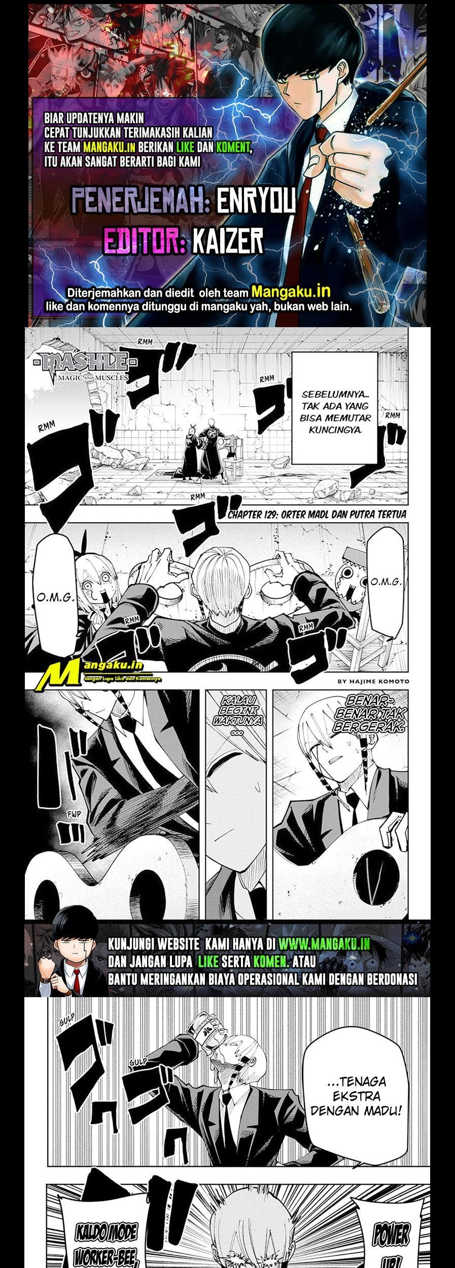 Komik Mashle: Magic and Muscles Chapter 129 gambar 1