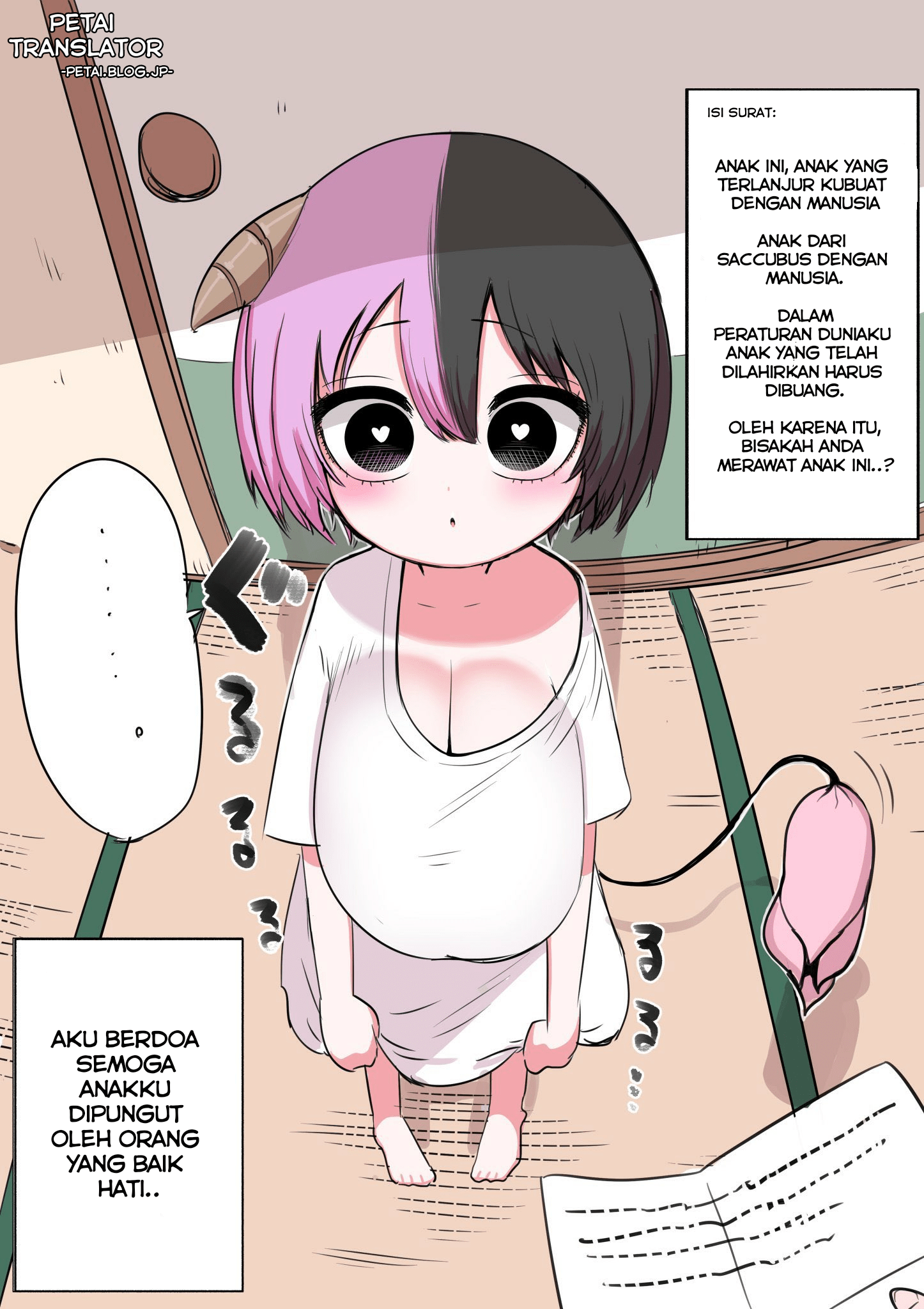 Komik Half Succubus Wo Hirotta Chapter 1 gambar 1