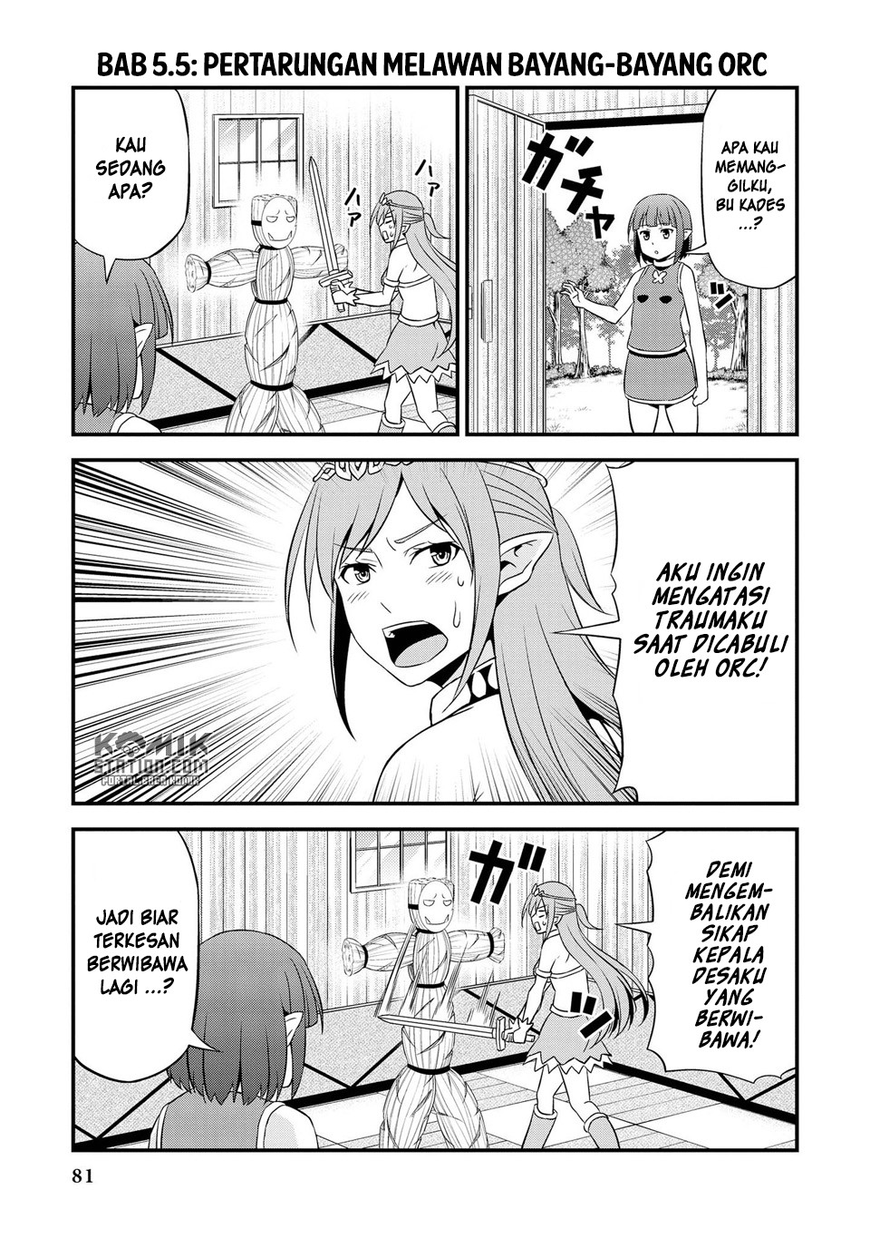 Komik Hentai Elf to Majime Orc Chapter 9.8 gambar 1