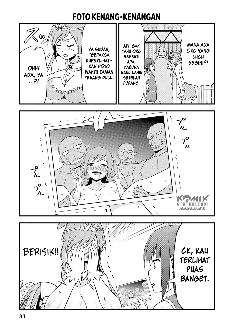 Hentai Elf to Majime Orc Chapter 9.8 - Halaman 3