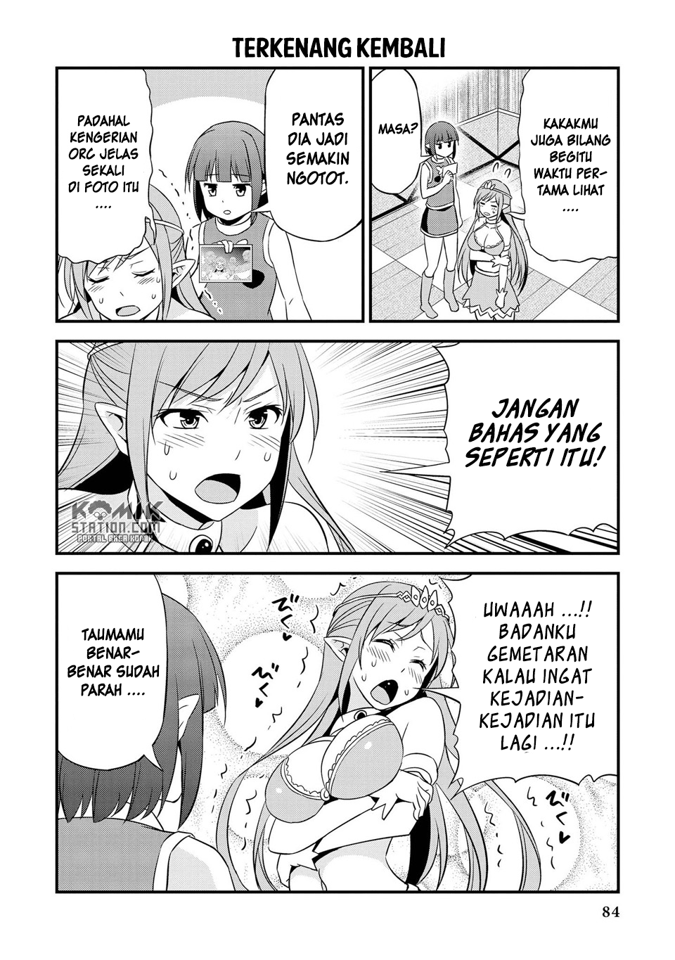 Hentai Elf to Majime Orc Chapter 9.8 - Halaman 4