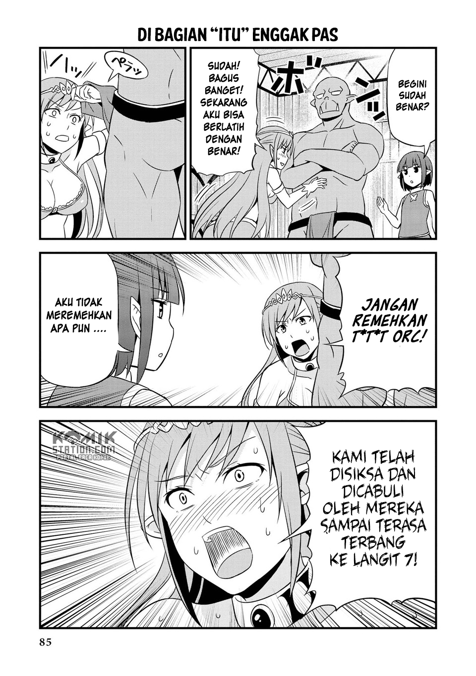 Hentai Elf to Majime Orc Chapter 9.8 - Halaman 6