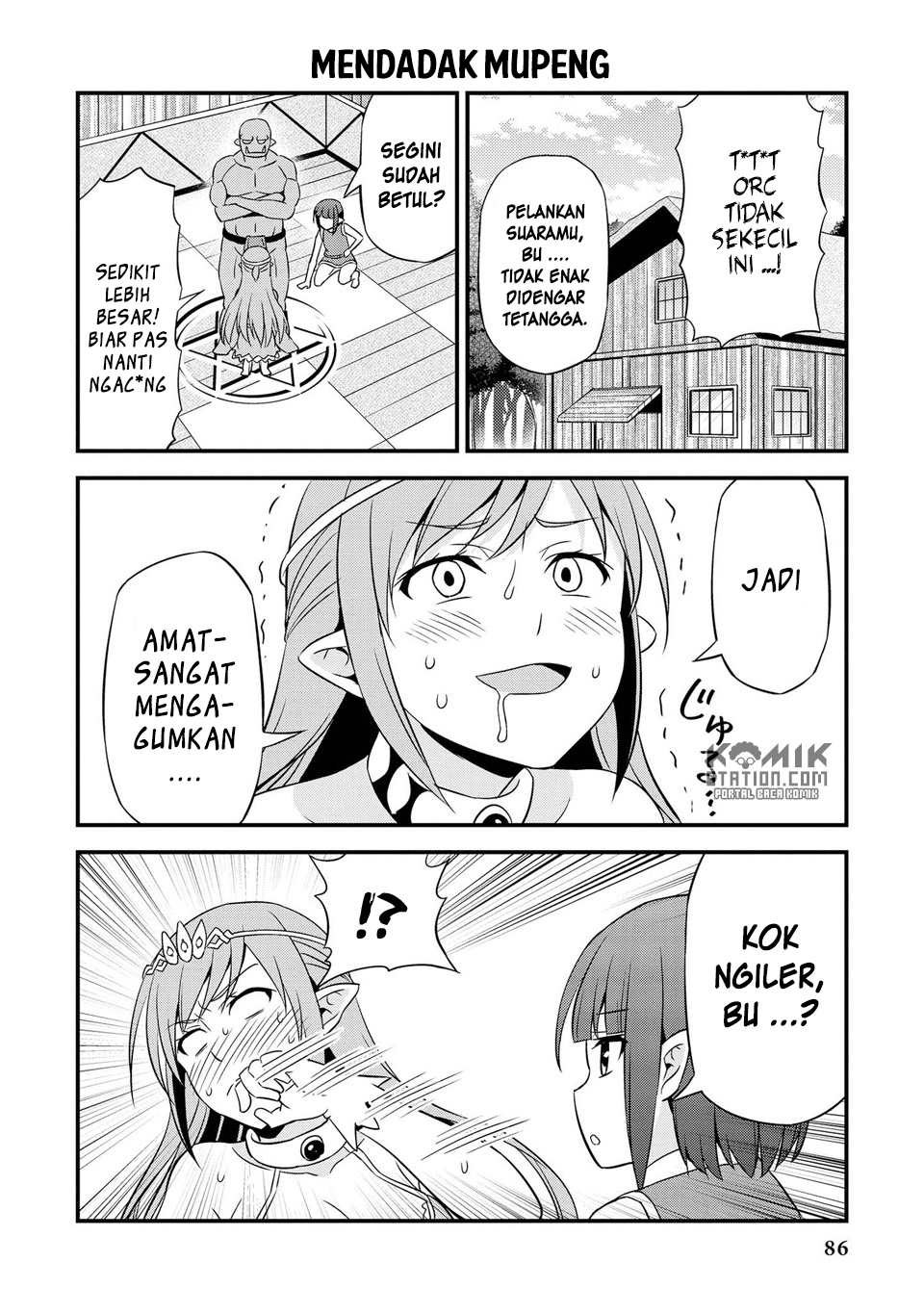 Hentai Elf to Majime Orc Chapter 9.8 - Halaman 7