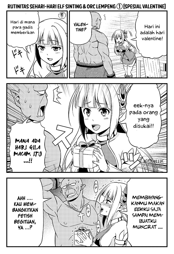 Hentai Elf to Majime Orc Chapter 9.5 - Halaman 2