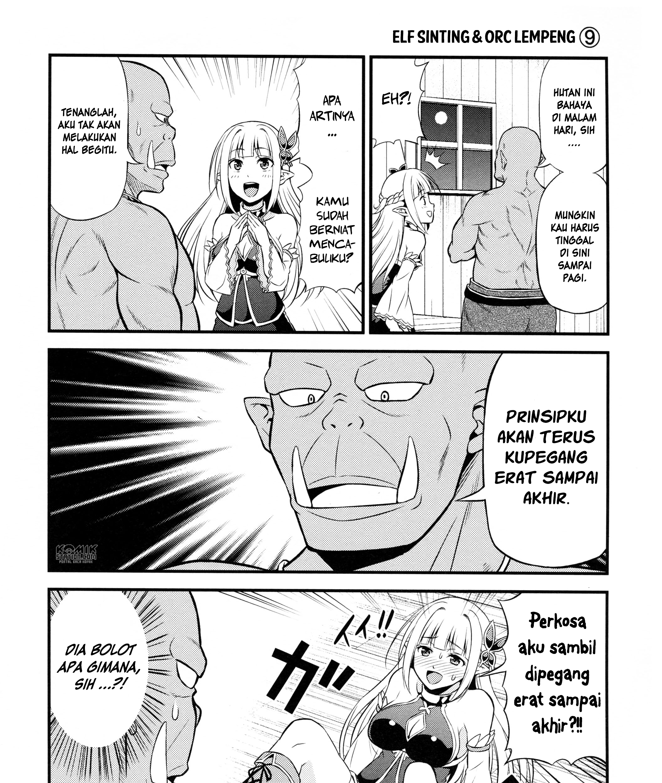 Komik Hentai Elf to Majime Orc Chapter 2 gambar 1