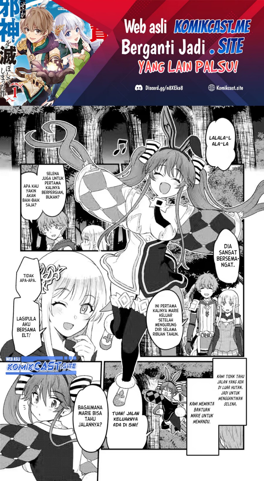 Manga Ikenie ni Natta Ore ga Nazeka Jashin wo Horoboshite Shimatta Ken Chapter 09 gambar 2