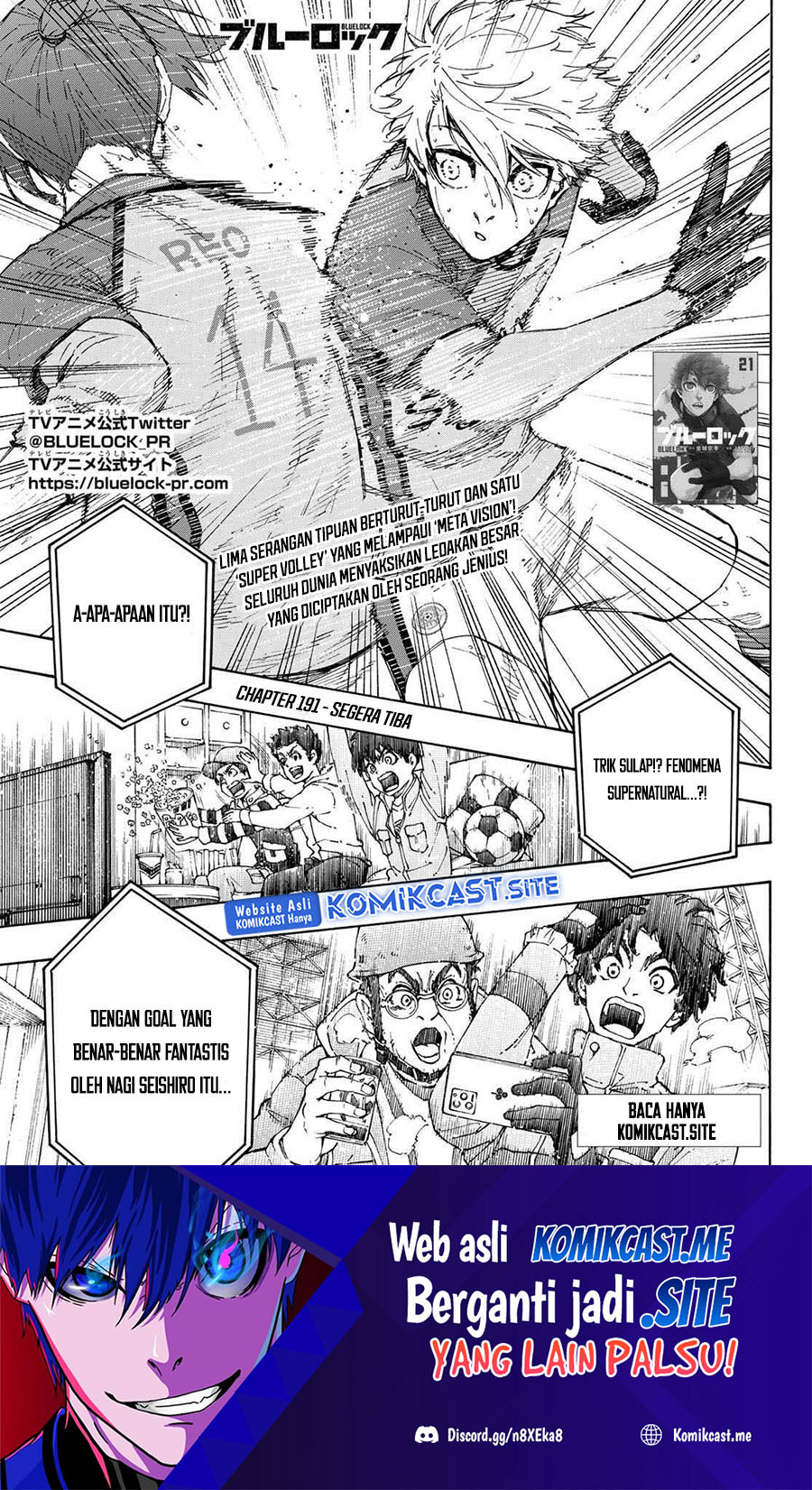 Manga Blue Lock Chapter 191 gambar 2