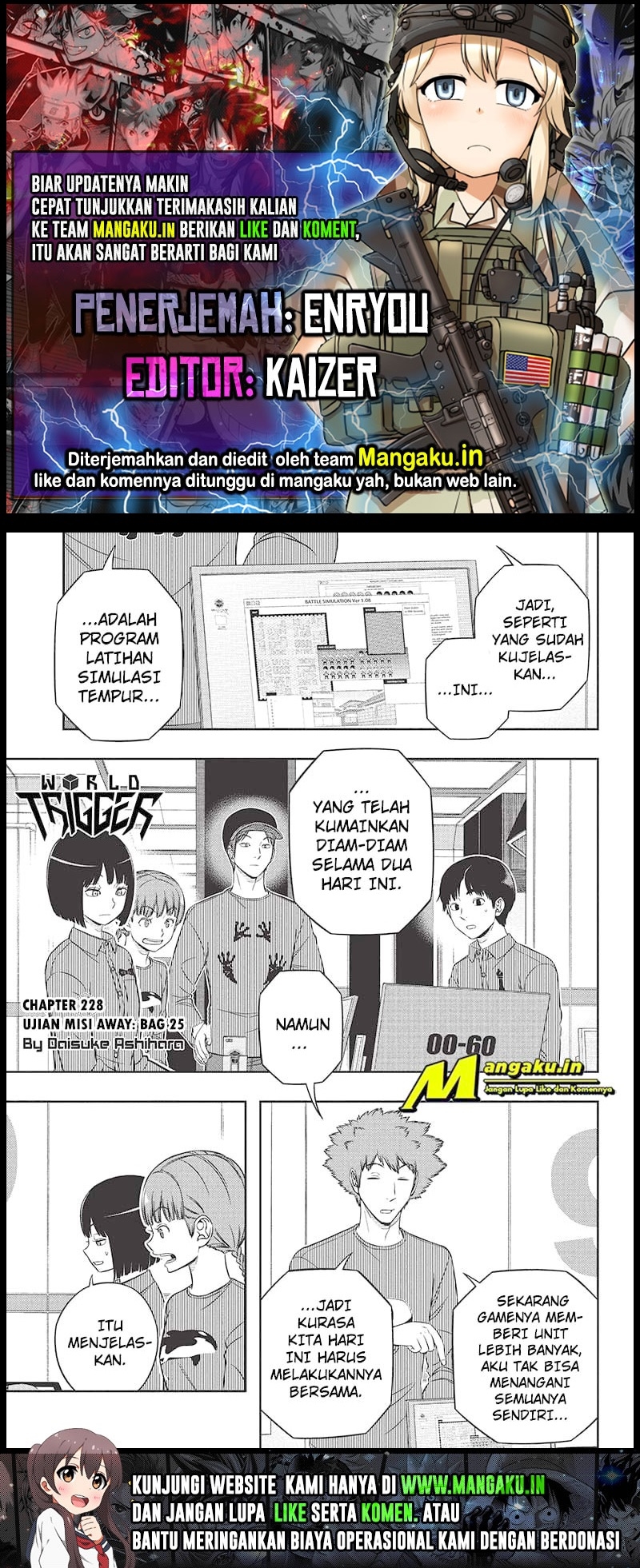 Komik World Trigger Chapter 228 gambar 1
