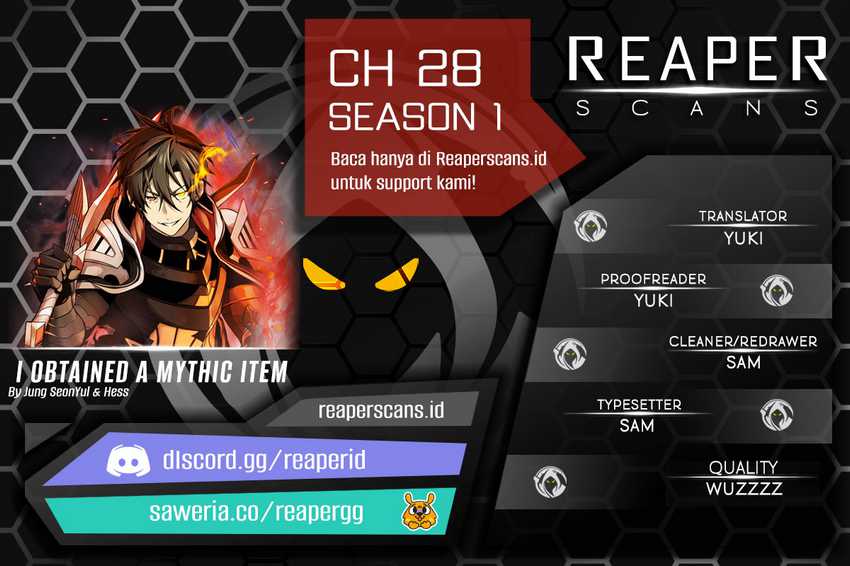 Komik I Obtained a Mythic Item Chapter 28 gambar 1