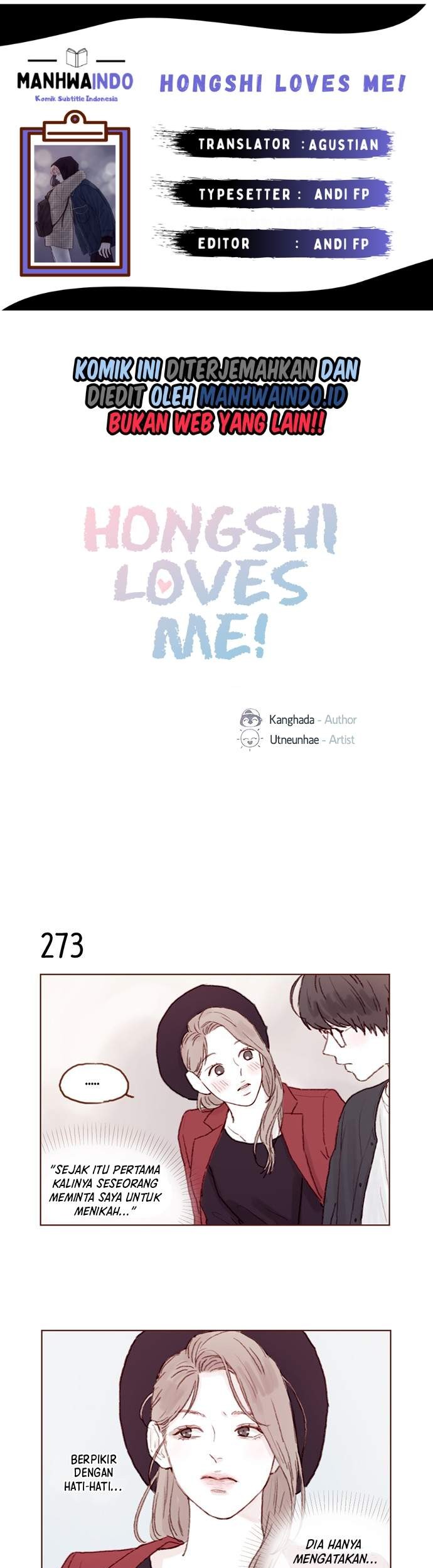 Komik Hongshi Loves Me! Chapter 39 gambar 1