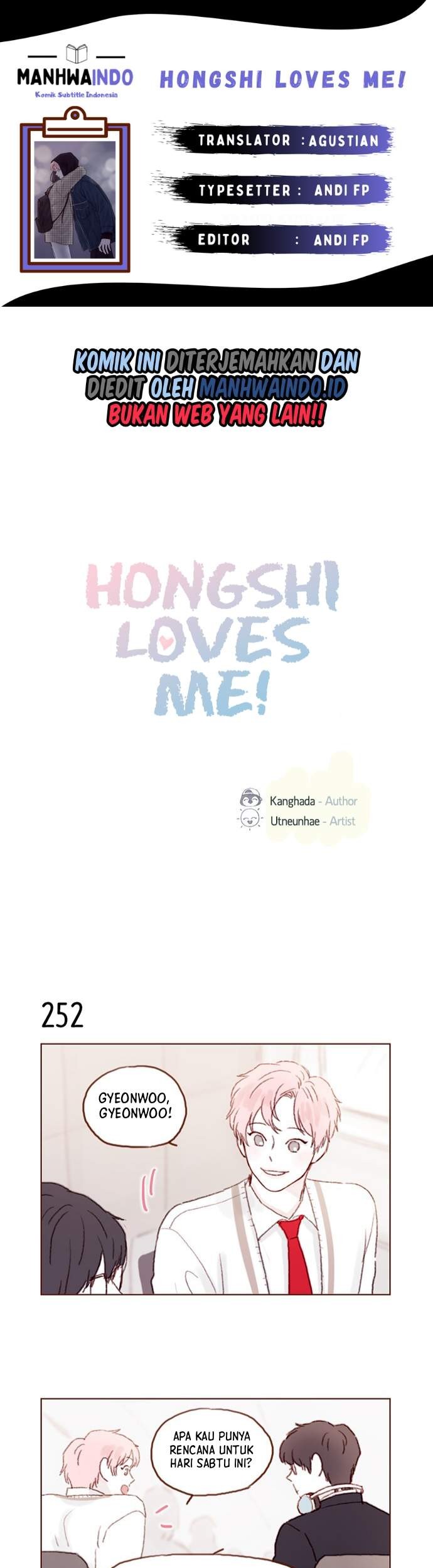 Komik Hongshi Loves Me! Chapter 36 gambar 1