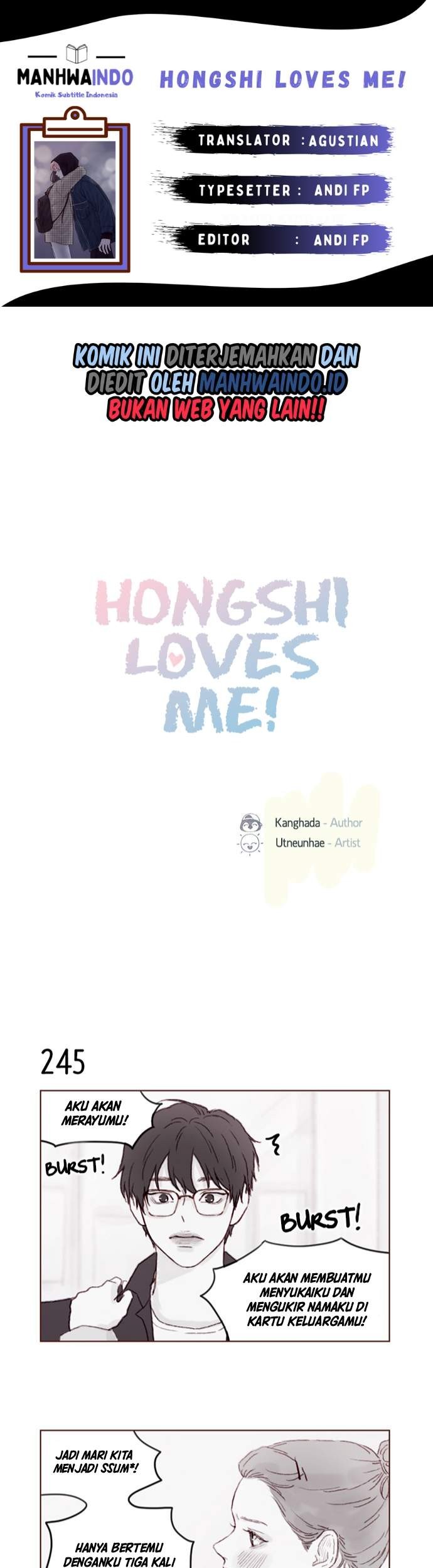 Komik Hongshi Loves Me! Chapter 35 gambar 1