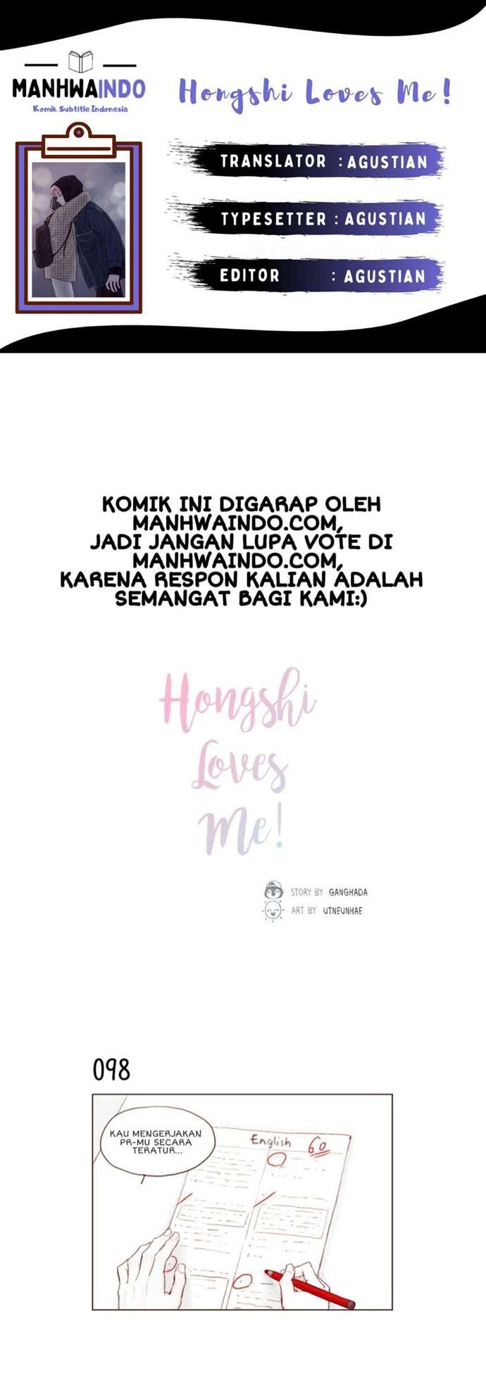 Komik Hongshi Loves Me! Chapter 14 gambar 1