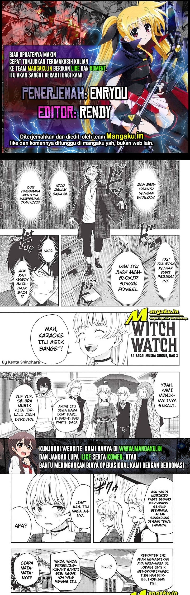 Komik Witch Watch Chapter 84 gambar 1