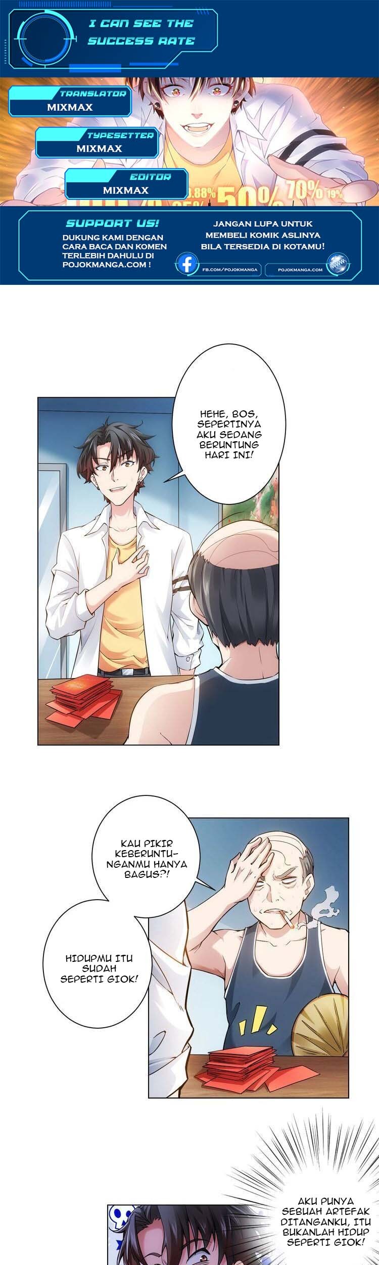 Komik I Can See The Success Rate Chapter 2 gambar 1