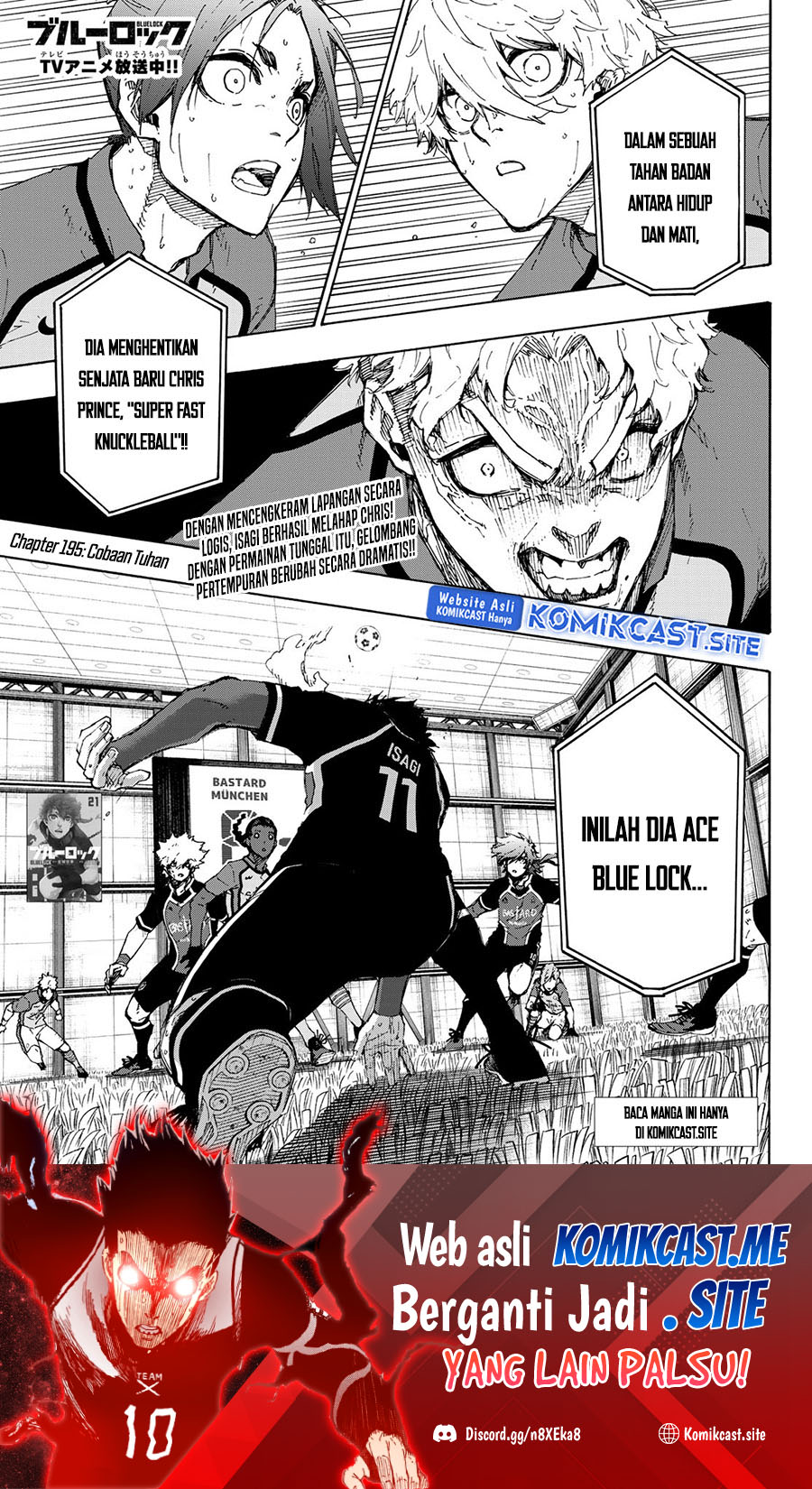 Blue Lock Chapter 195 - Halaman 2