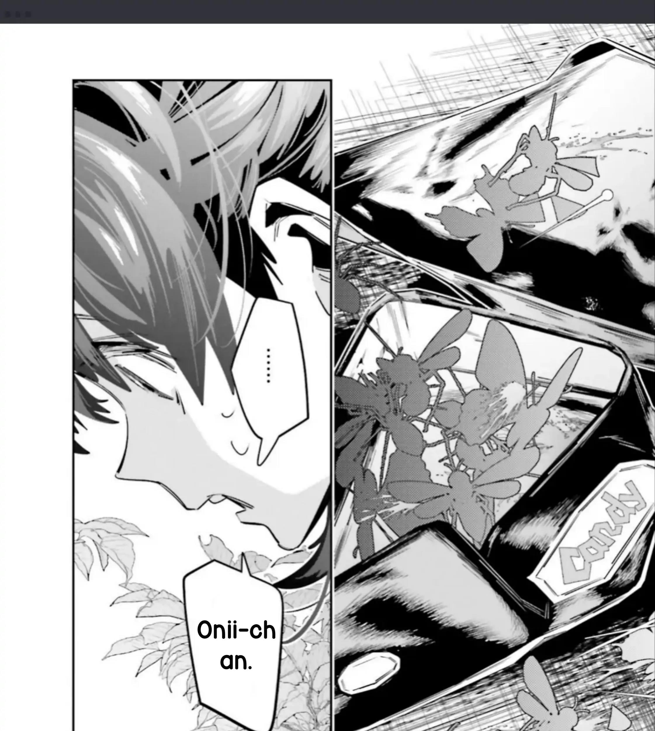 I Reincarnated as the Little Sister of a Death Game Manga’s Murder Mastermind and Failed Chapter 4.2 - Halaman 24