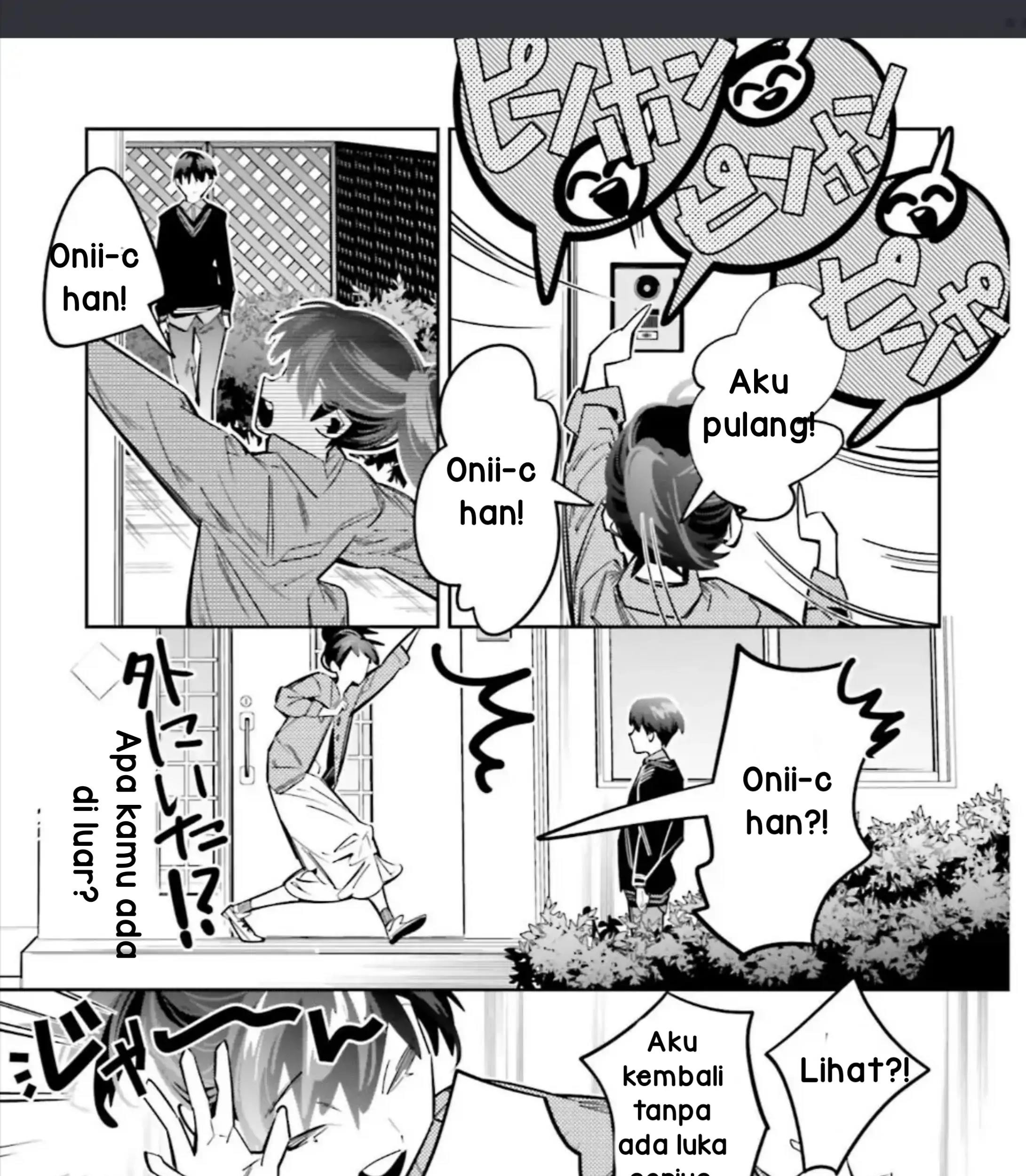 I Reincarnated as the Little Sister of a Death Game Manga’s Murder Mastermind and Failed Chapter 4.2 - Halaman 14