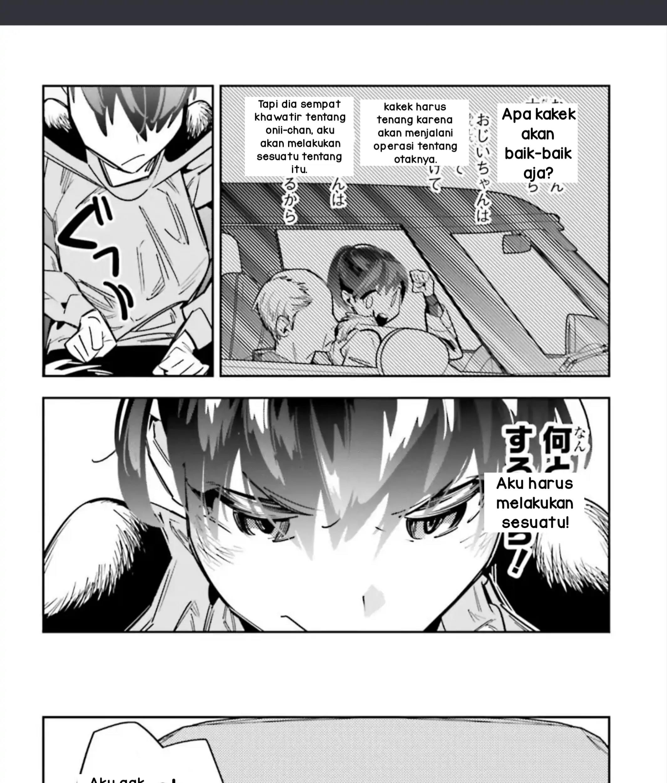 I Reincarnated as the Little Sister of a Death Game Manga’s Murder Mastermind and Failed Chapter 4.1 - Halaman 13