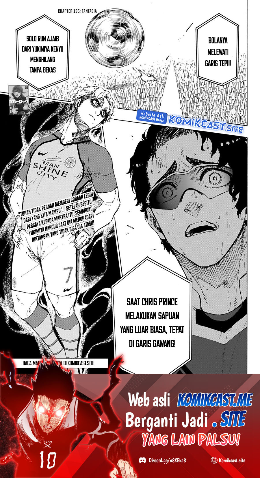 Blue Lock Chapter 196 - Halaman 2
