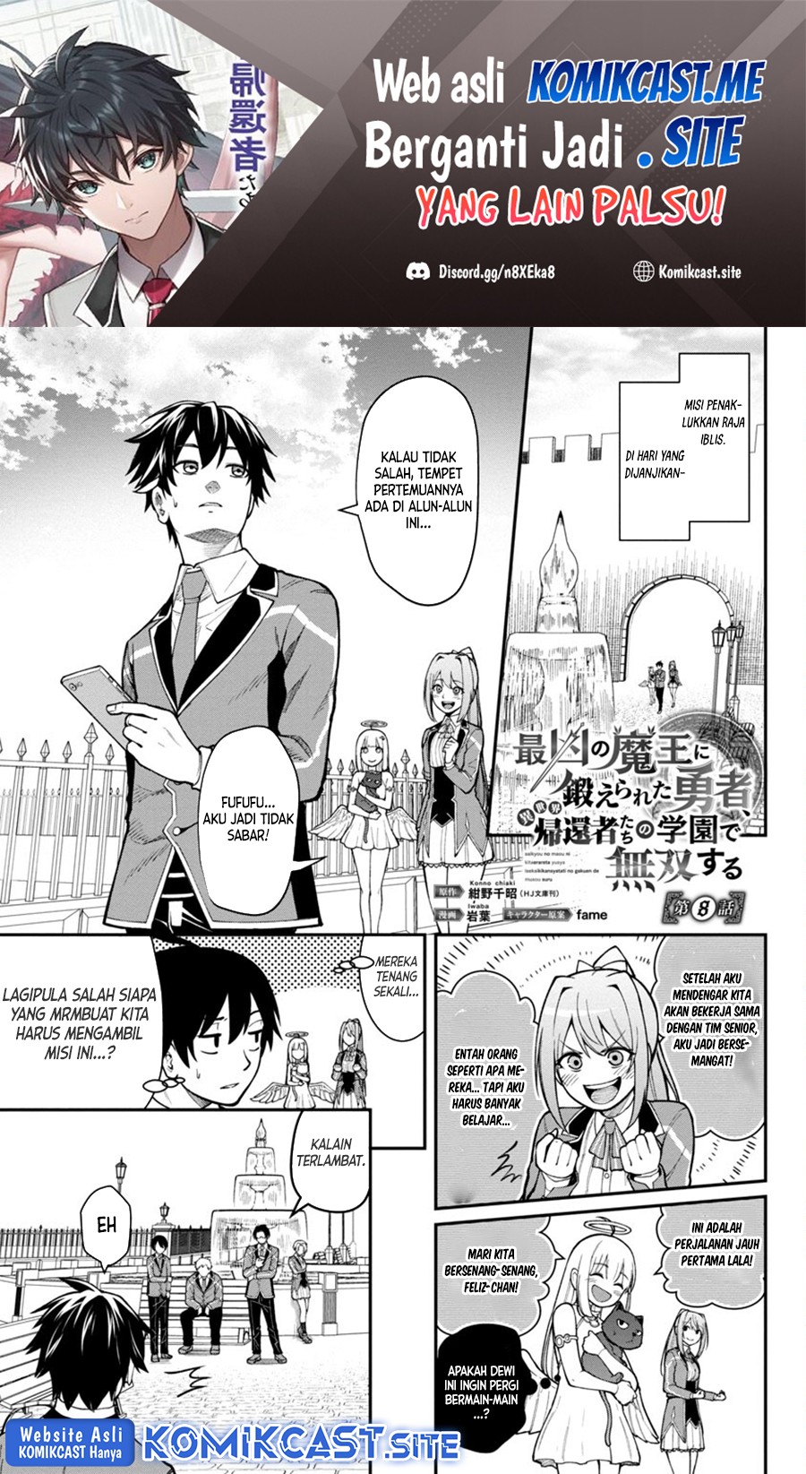 Manga Saikyou No Maou Ni Kitaerareta Yuusha Chapter 08 gambar 2