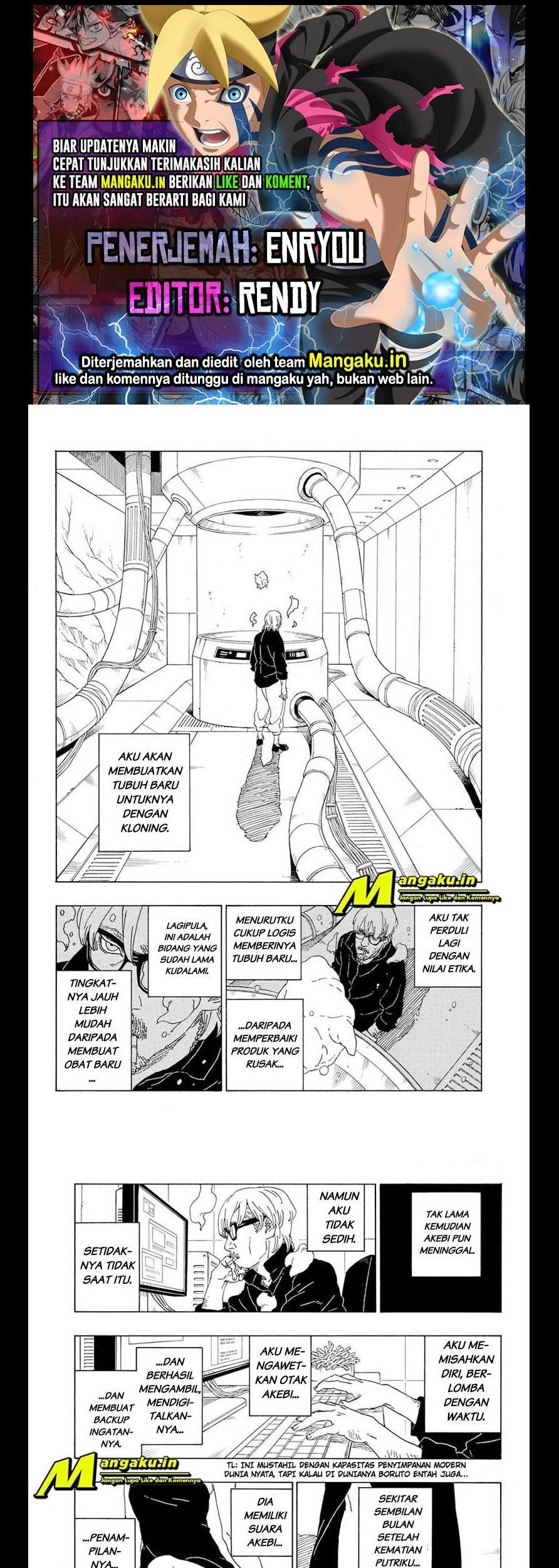 Komik Boruto Chapter 75.2 gambar 1