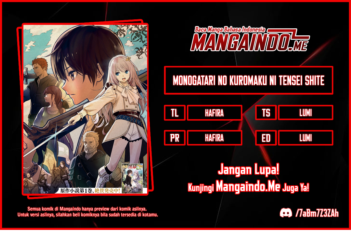 Komik Monogatari no Kuromaku ni Tensei shite Chapter 01.2 gambar 1